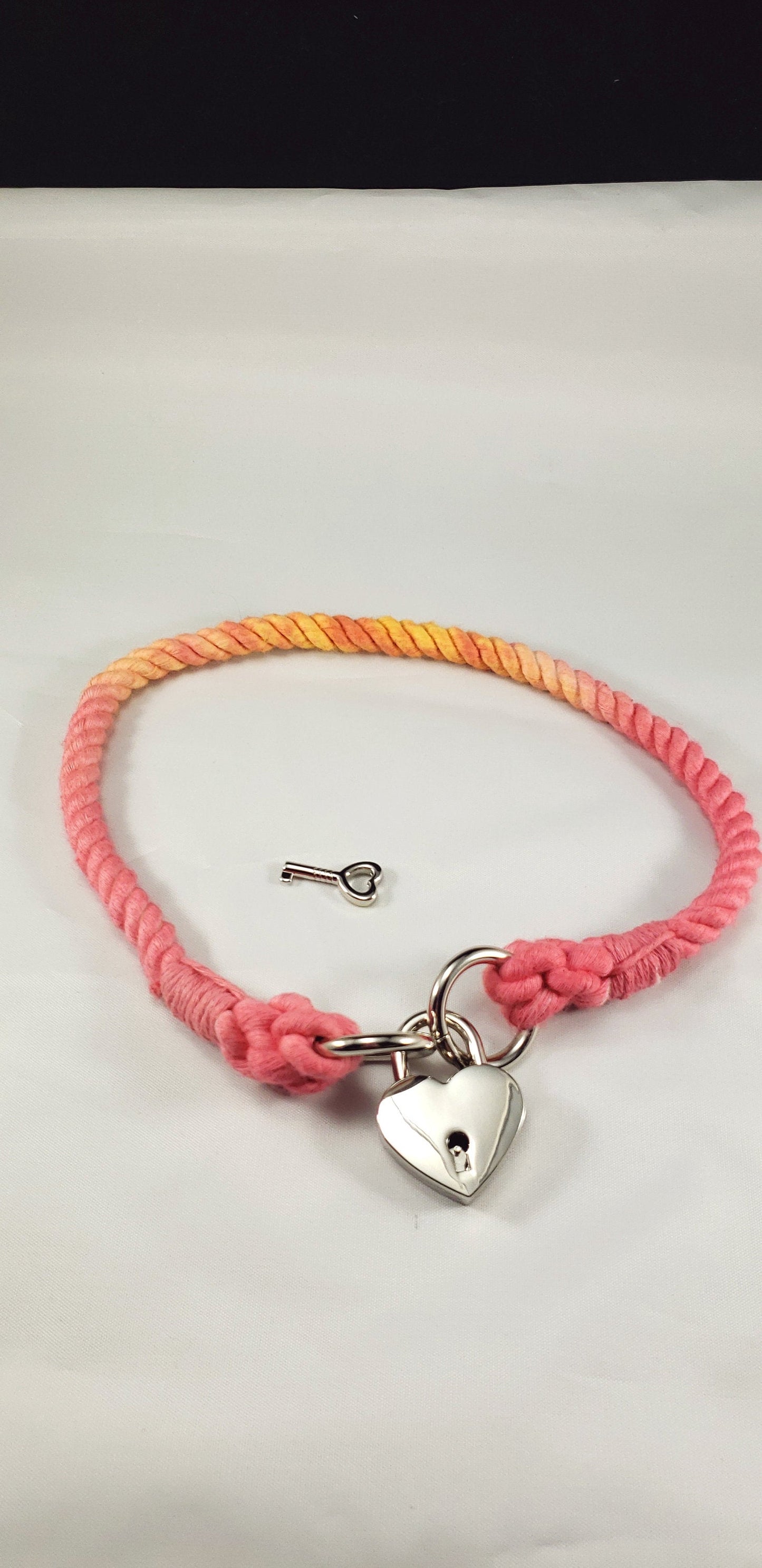 Heart Pad Lock, Aluminum Heart Lock, Collar Closure Lock | Vixen's Hidden Desires