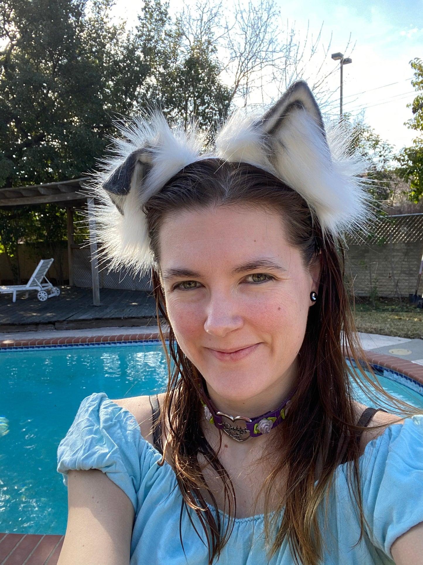 Pet Play Bendable Ears, Faux Fur Animal Ears