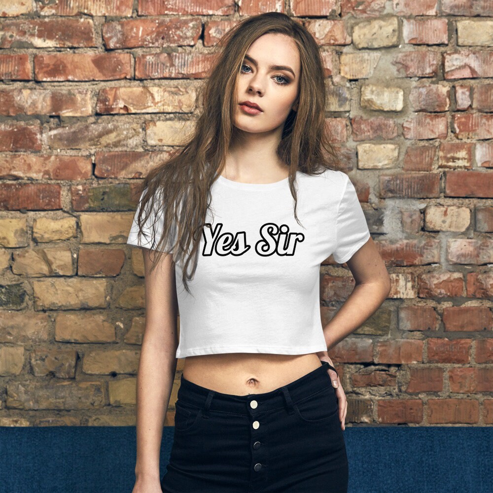 BDSM Yes Sir Women’s Crop Tee