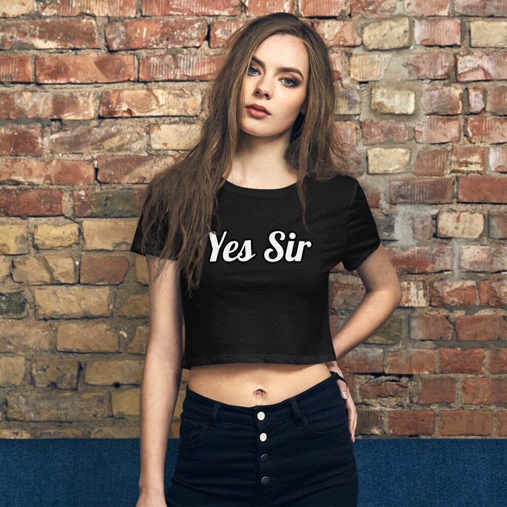 BDSM Yes Sir Women’s Crop Tee