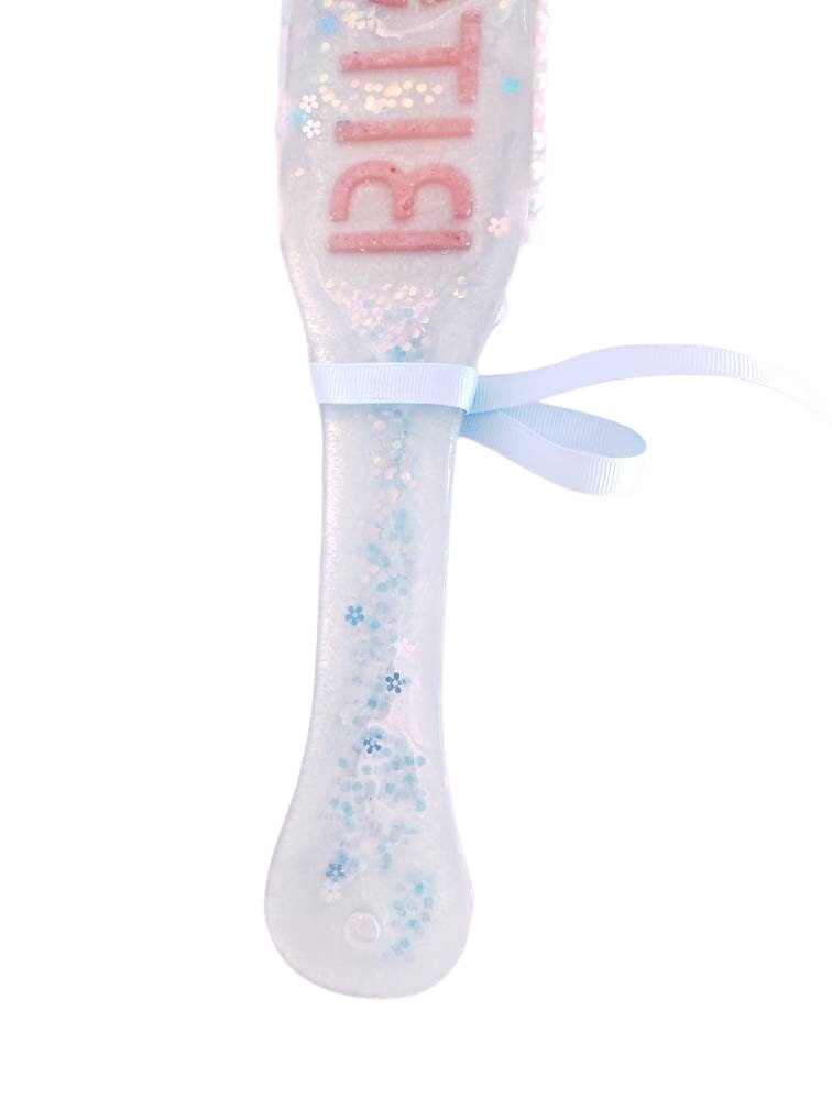 Pastel B*tch Resin Spanking Paddle, BDSM Epoxy Resin Paddle | Vixen's Hidden Desires