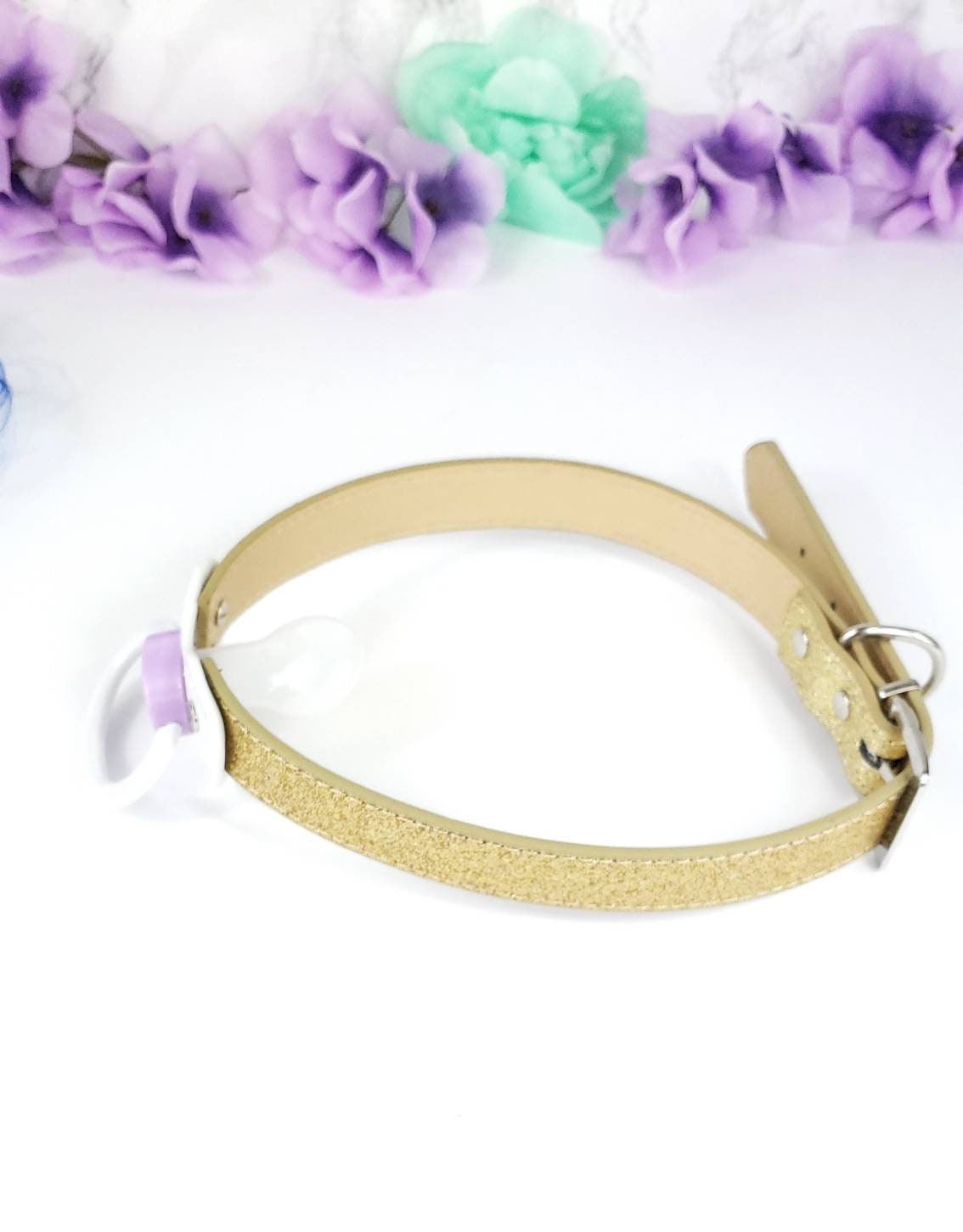 Brat Pacifier Gag (Gold)