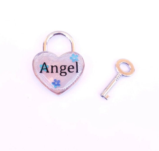 Custom Resin Heart Pad Lock