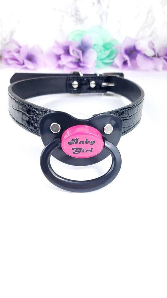 Baby Girl Pacifier Gag