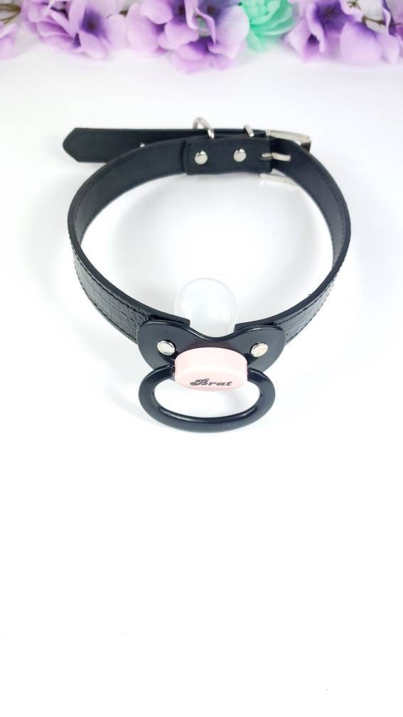 Brat Pacifier Gag (Black)
