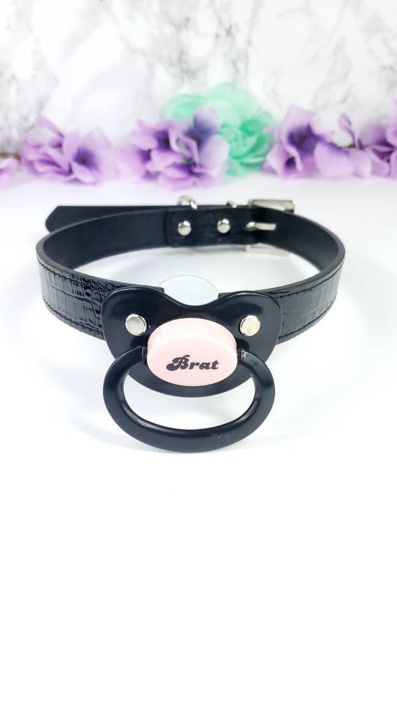 Brat Pacifier Gag (Black)