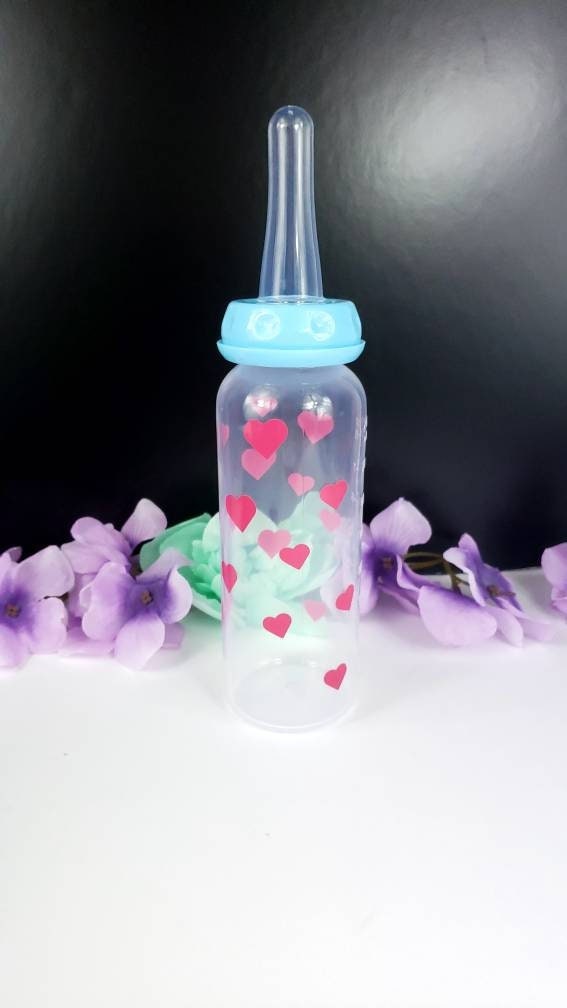 Pink Heart ABDL Bottle - 8 oz