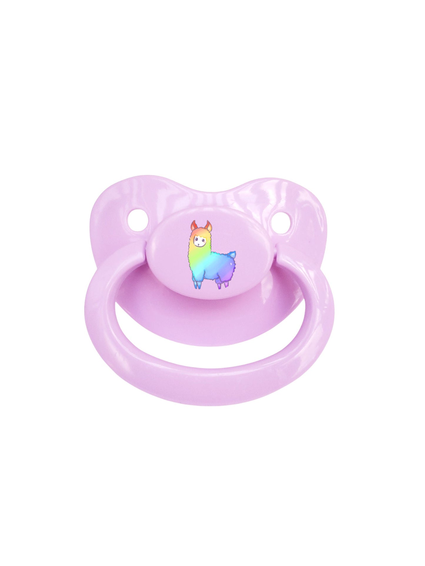 Rainbow Llama ABDL Pacifier