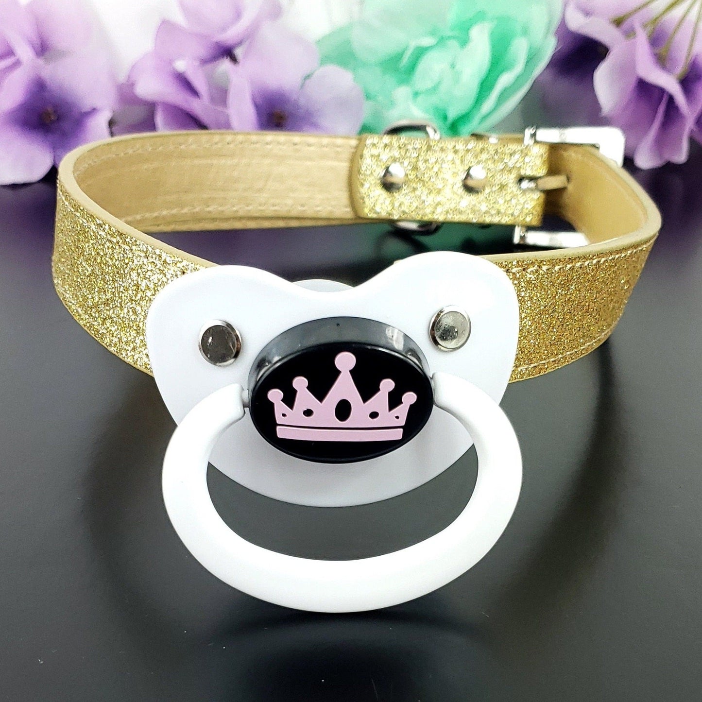 Princess Crown Pacifier Gag