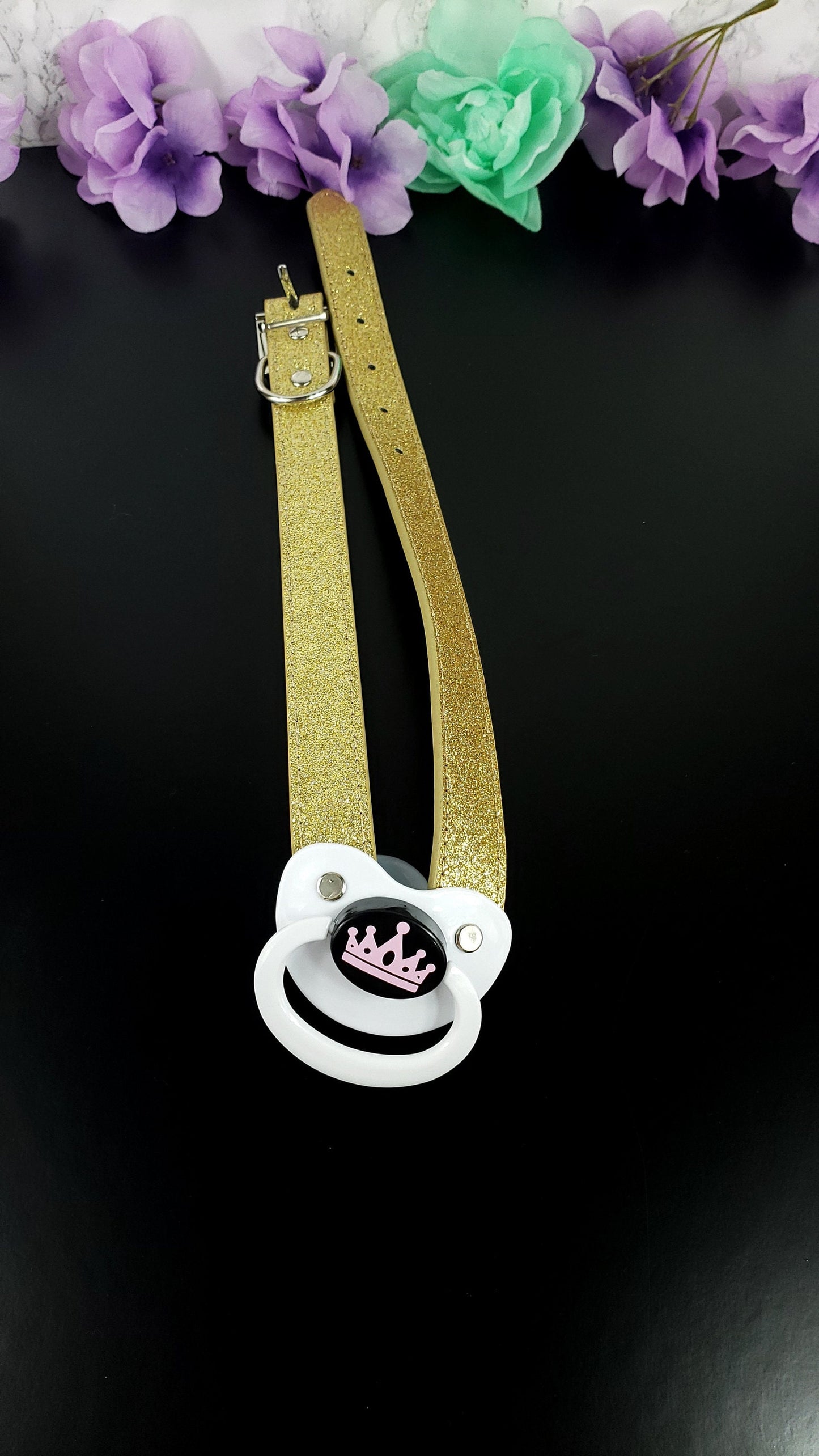 Princess Crown Pacifier Gag