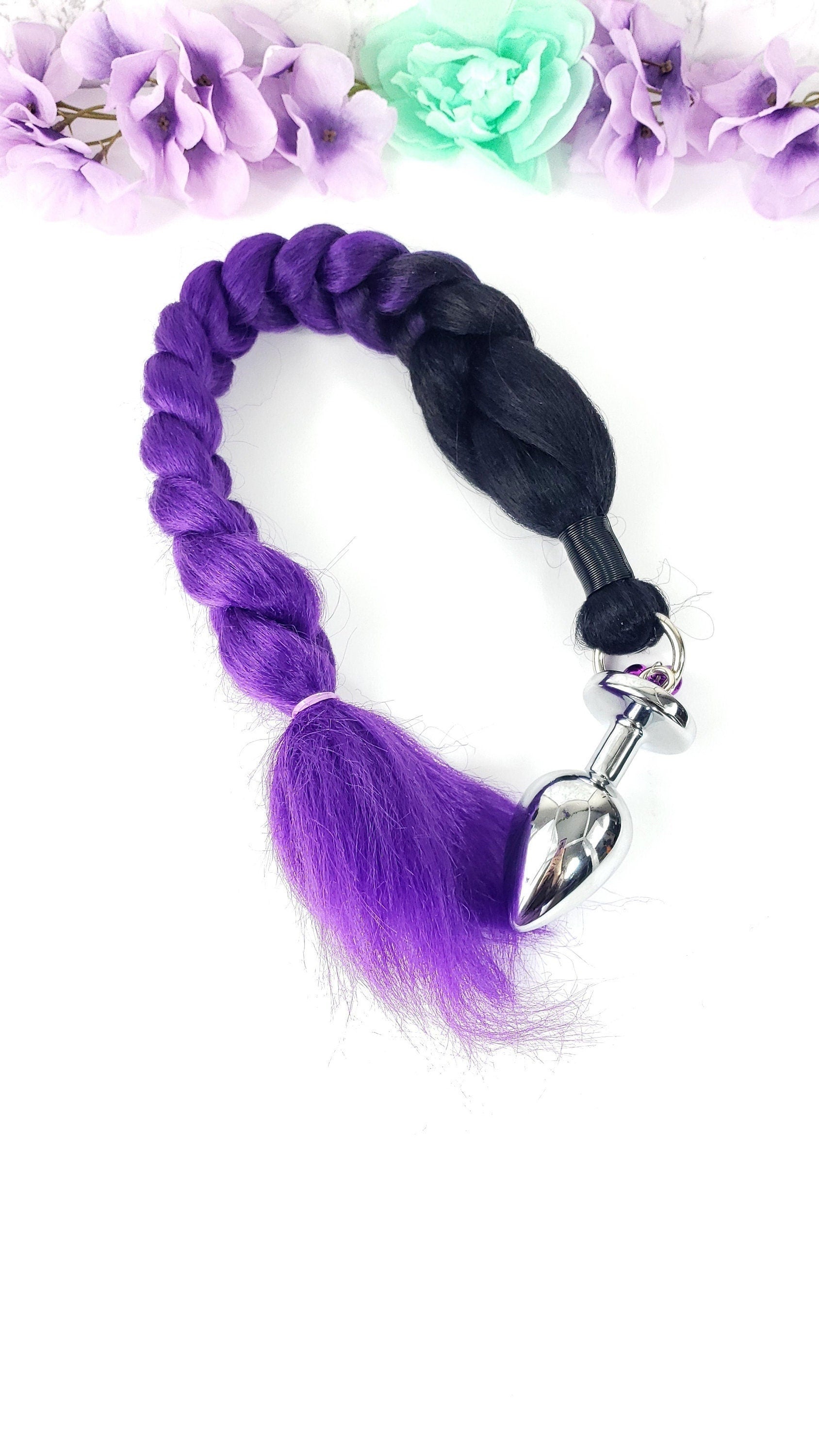 Purple Pony Tail Butt Plug Purple Pony Tail Butt Plug