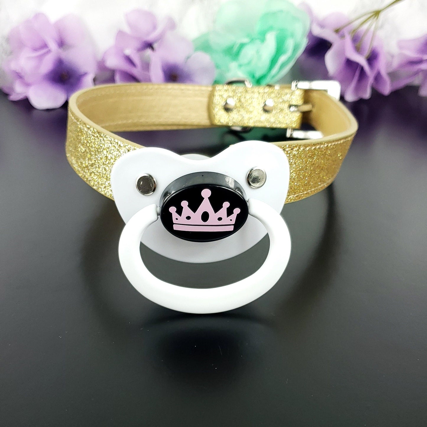 Princess Crown Pacifier Gag