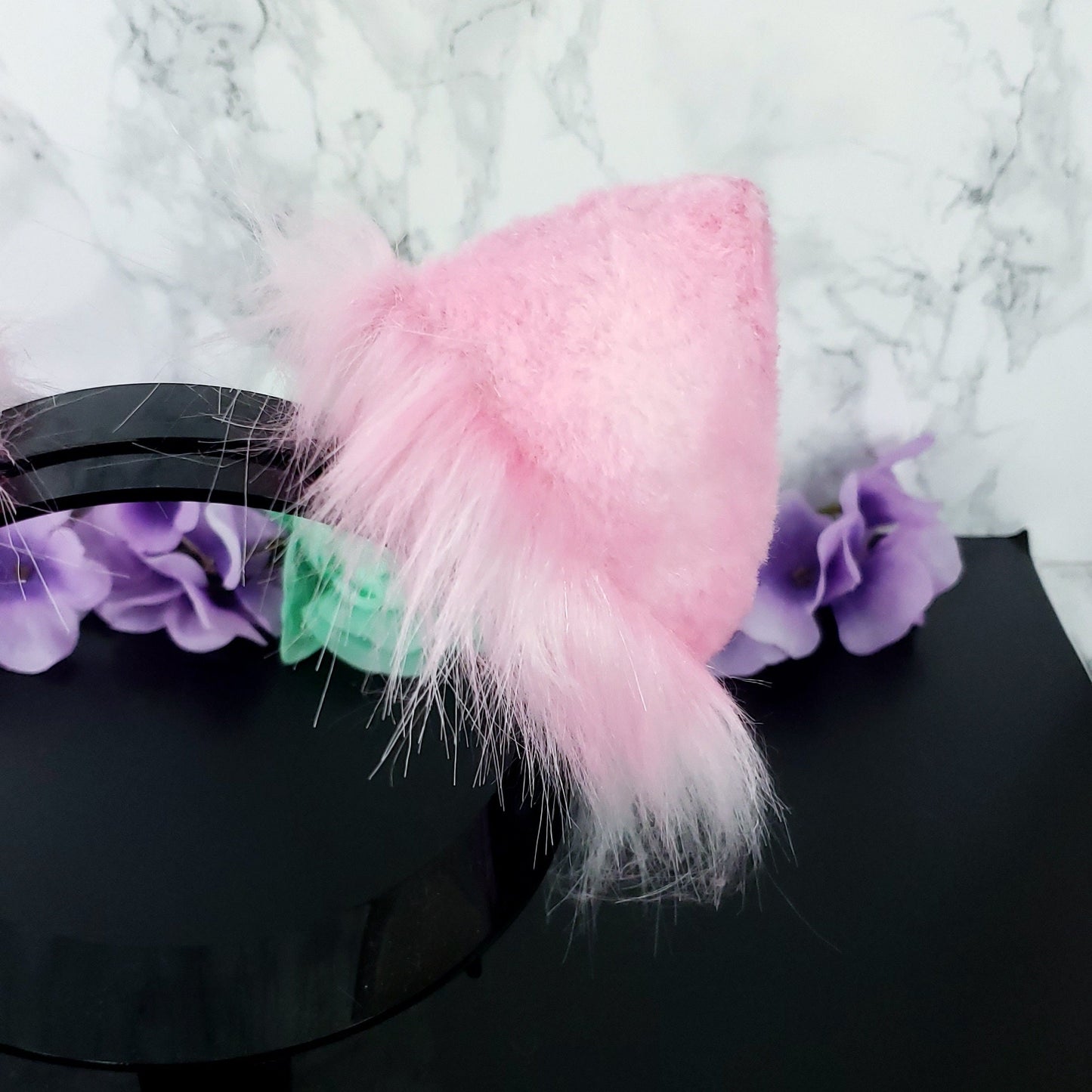 Rose Pink Deco Pig Ears Headband