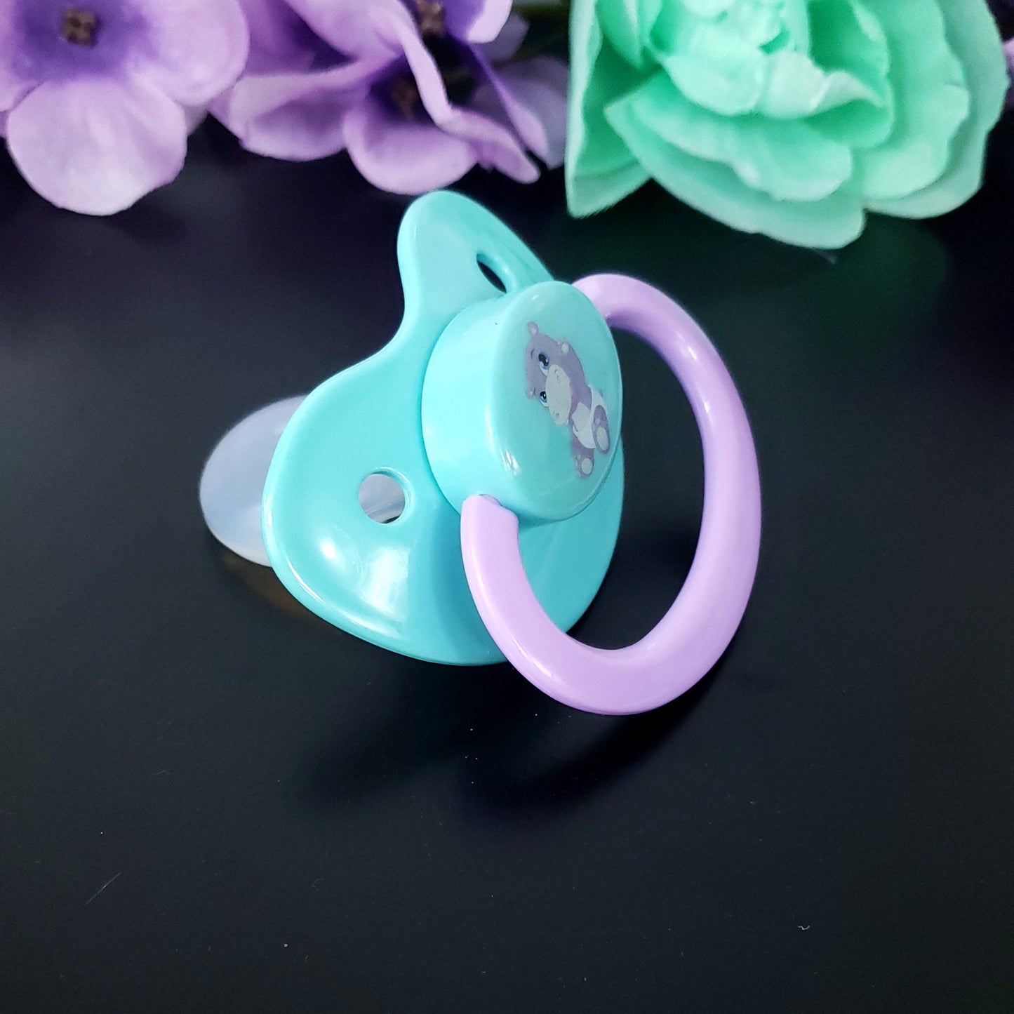 Baby Hippo Adult Pacifier