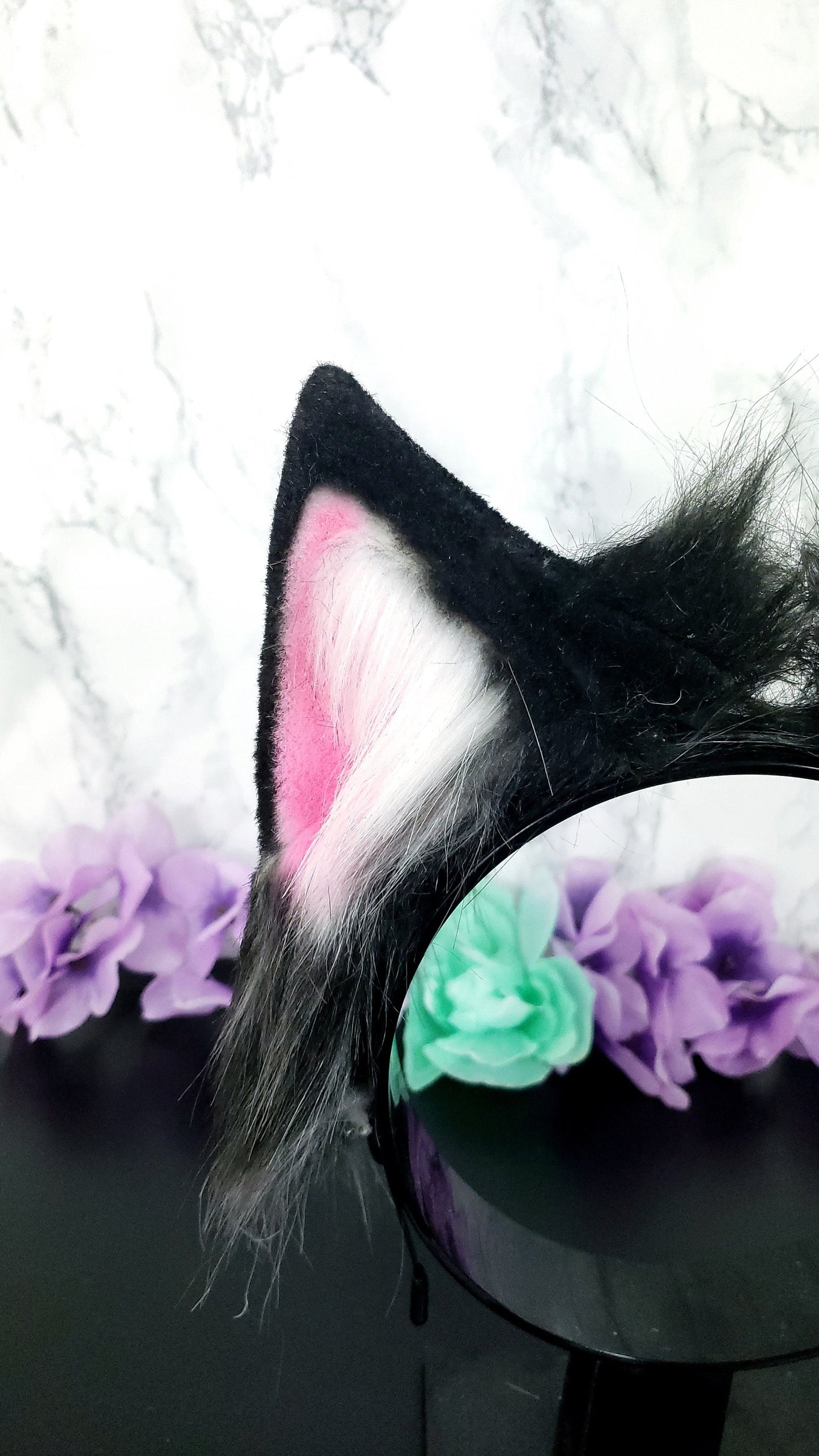 Black Kitten Costume Animal Ears