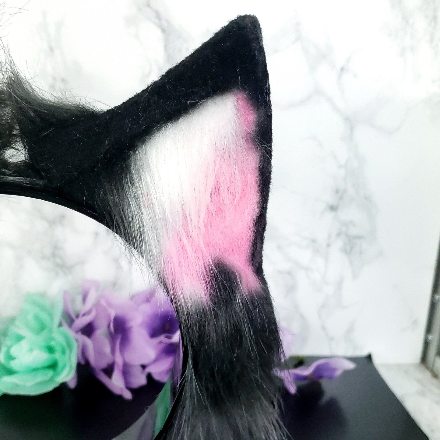 Black Kitten Costume Animal Ears