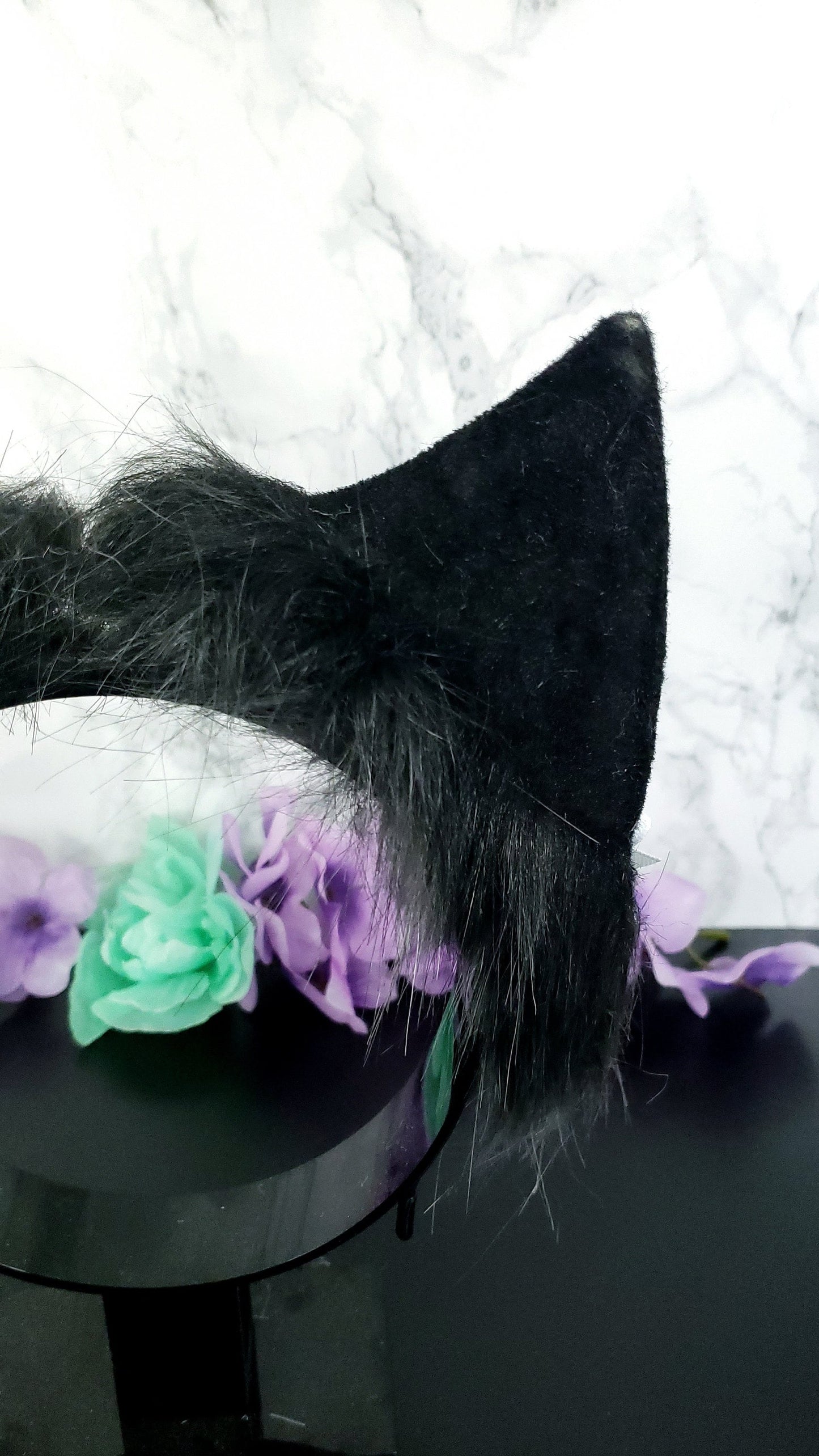 Black Kitten Costume Animal Ears