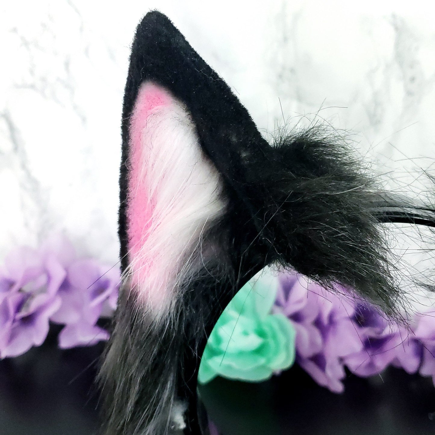 Black Kitten Costume Animal Ears