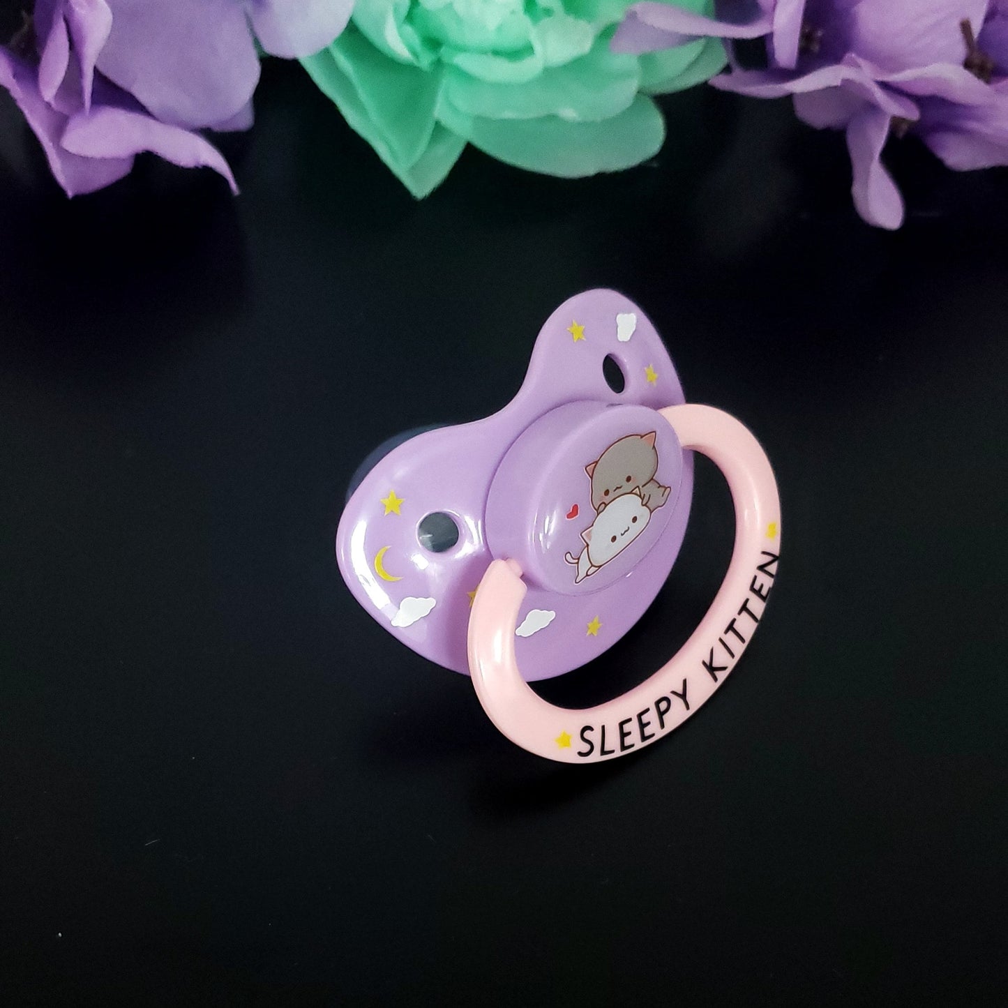 Sleepy Kitten Adult Pacifier