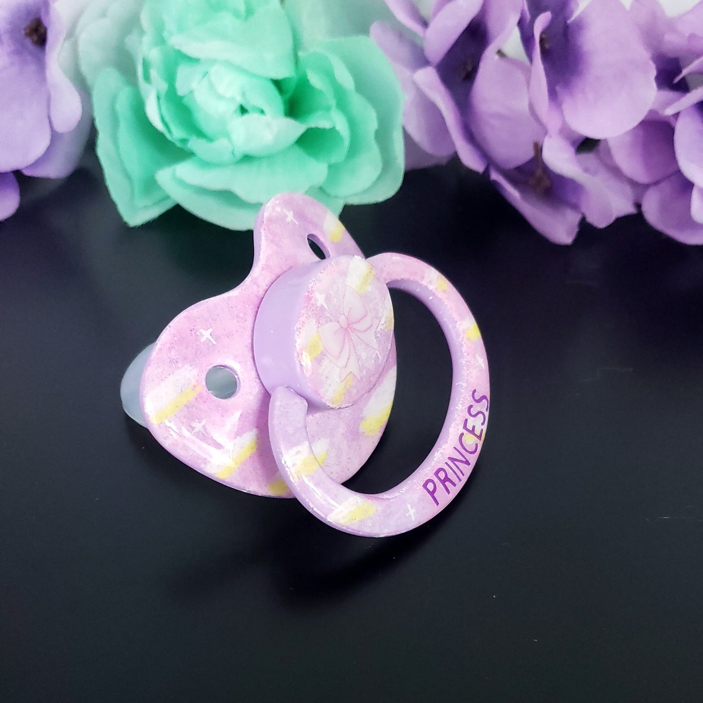 Hand painted Adult Pacifier - Princess