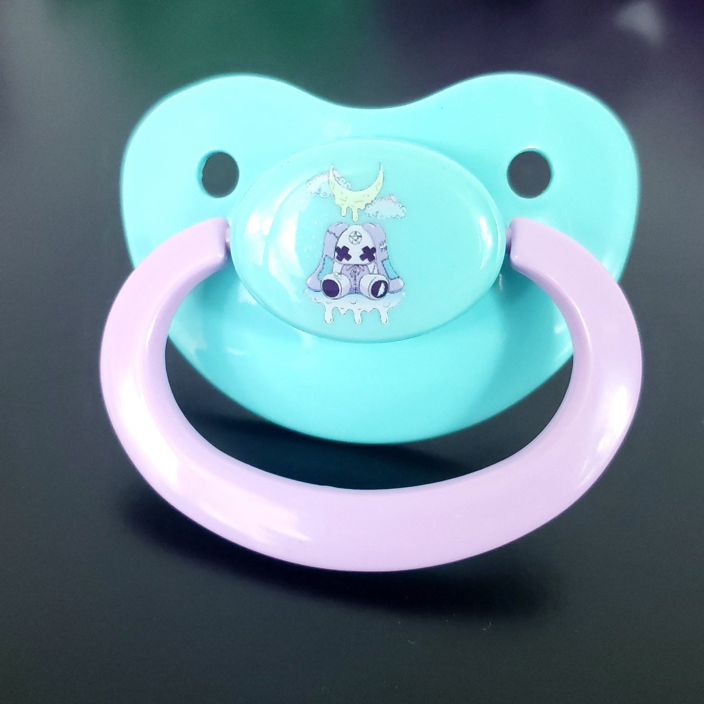 Creepy Kawaii Bunny Adult Pacifier