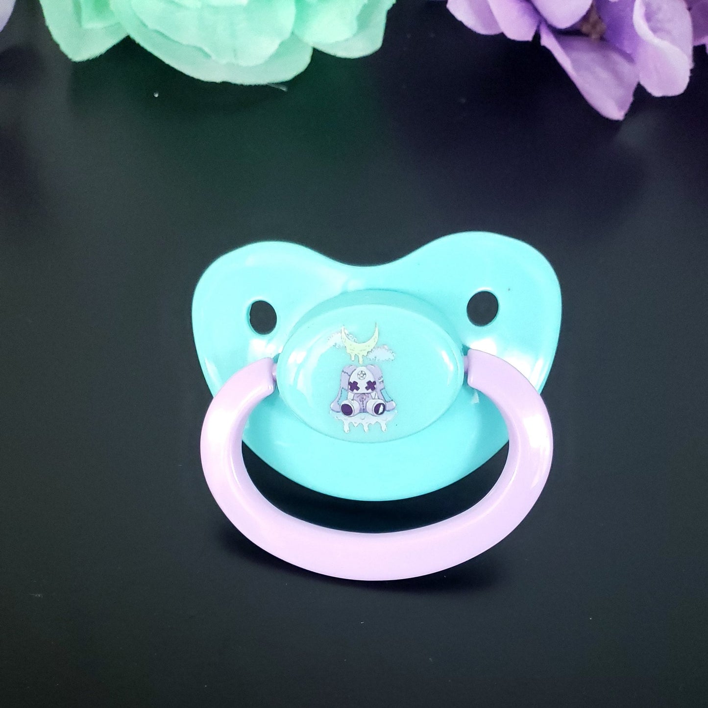 Creepy Kawaii Bunny Adult Pacifier