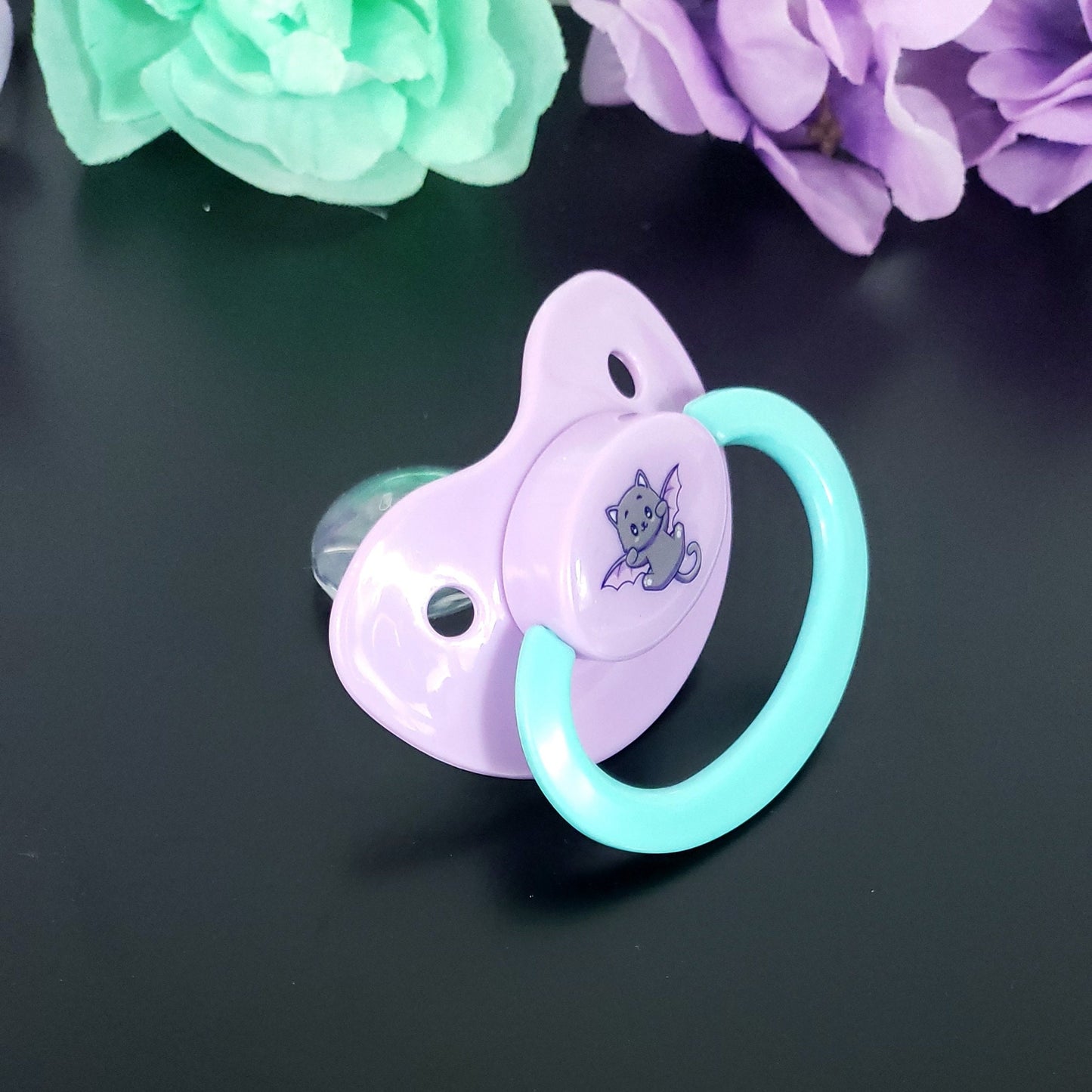 Adult Pacifier - Kawaii Bat Cat