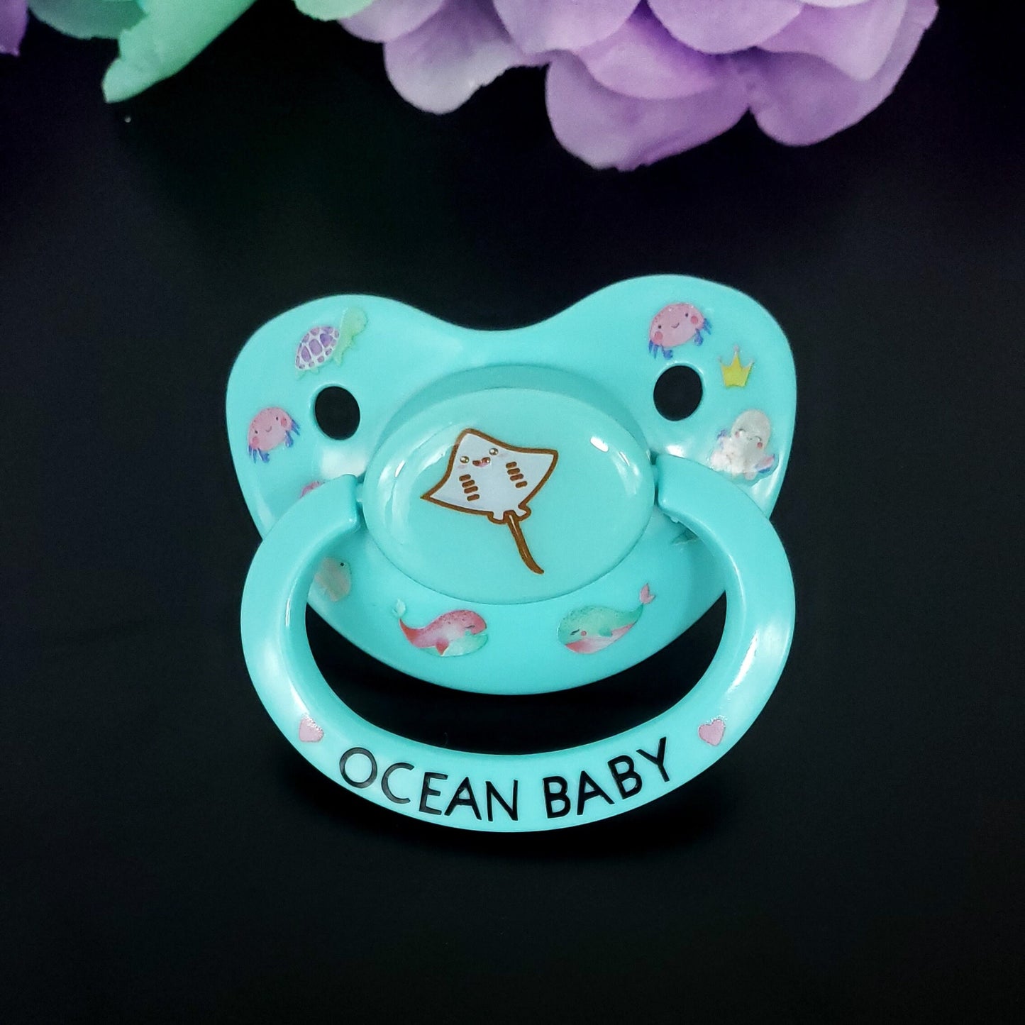 Deco Adult Pacifier - Ocean Baby