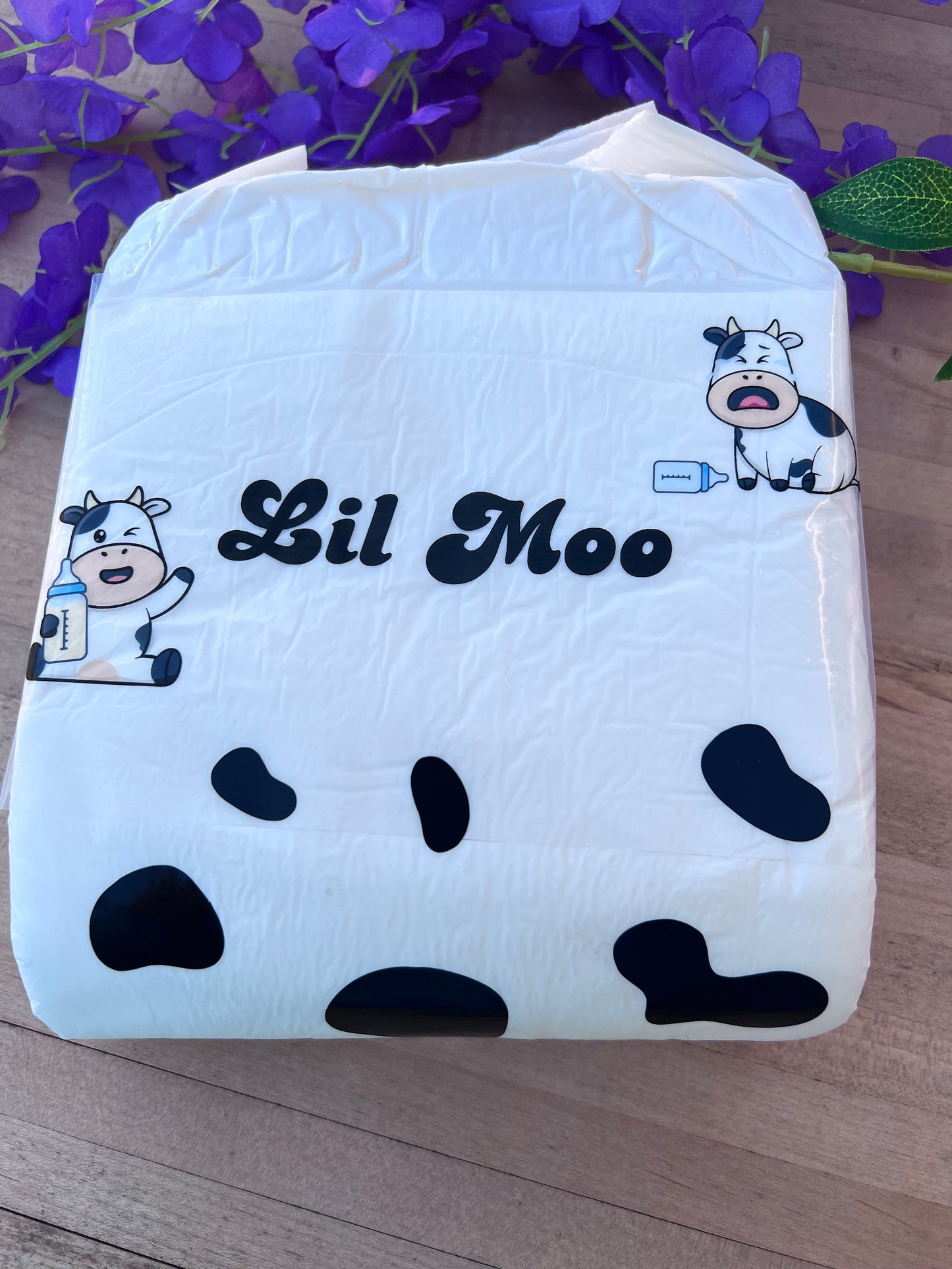 Lil Moo ABDL Adult Diaper - Medium ABDL Diaper