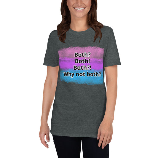 Both? Bisexual Pride Short-Sleeve Unisex T-Shirt | Vixen's Hidden Desires