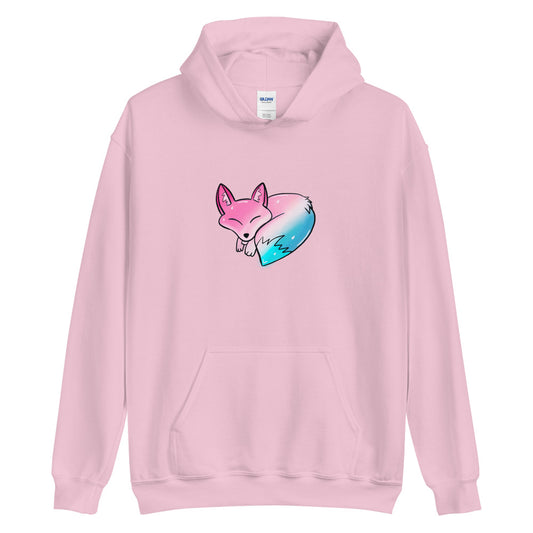 Trans Pride Fox, Galaxy Fox Unisex Hoodie | Vixen's Hidden Desires