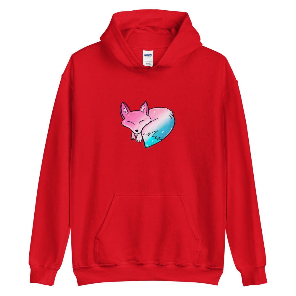 Trans Pride Fox, Galaxy Fox Unisex Hoodie | Vixen's Hidden Desires