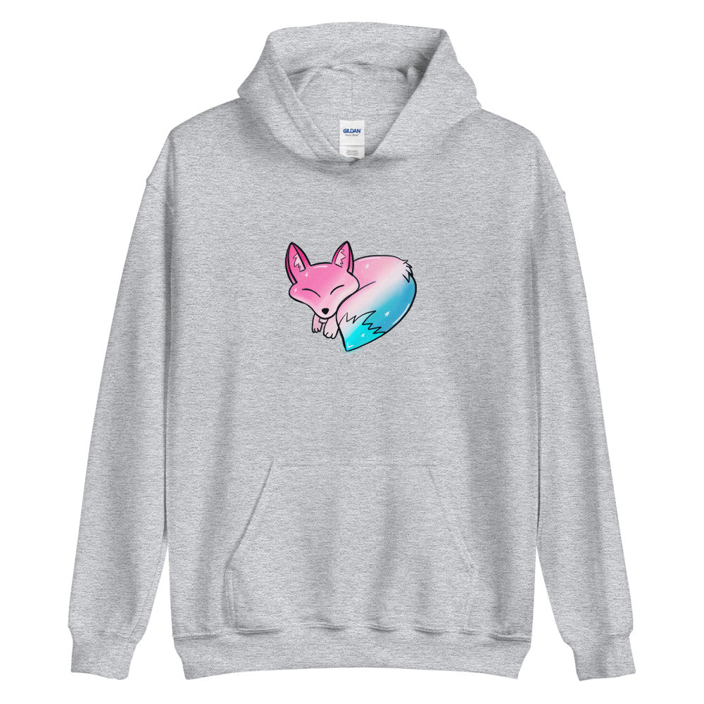 Trans Pride Fox, Galaxy Fox Unisex Hoodie | Vixen's Hidden Desires