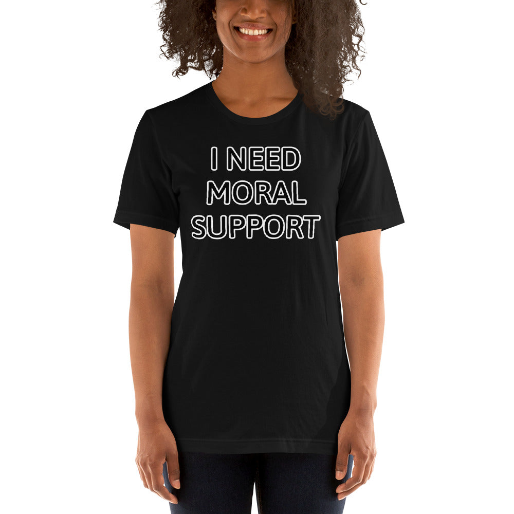 I Need Moral Support, The "M" is Silent Short-Sleeve Unisex T-Shirt | Vixen's Hidden Desires