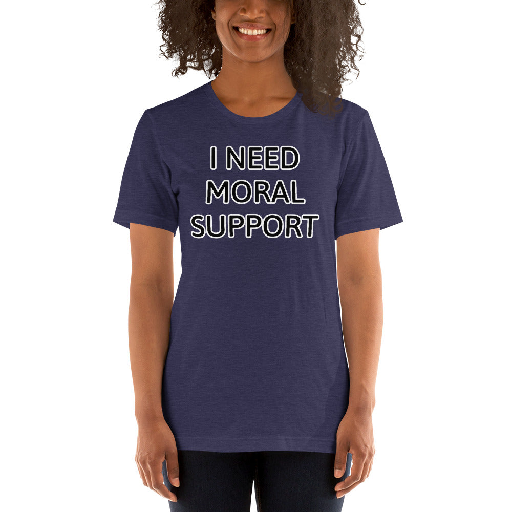 I Need Moral Support, The "M" is Silent Short-Sleeve Unisex T-Shirt | Vixen's Hidden Desires