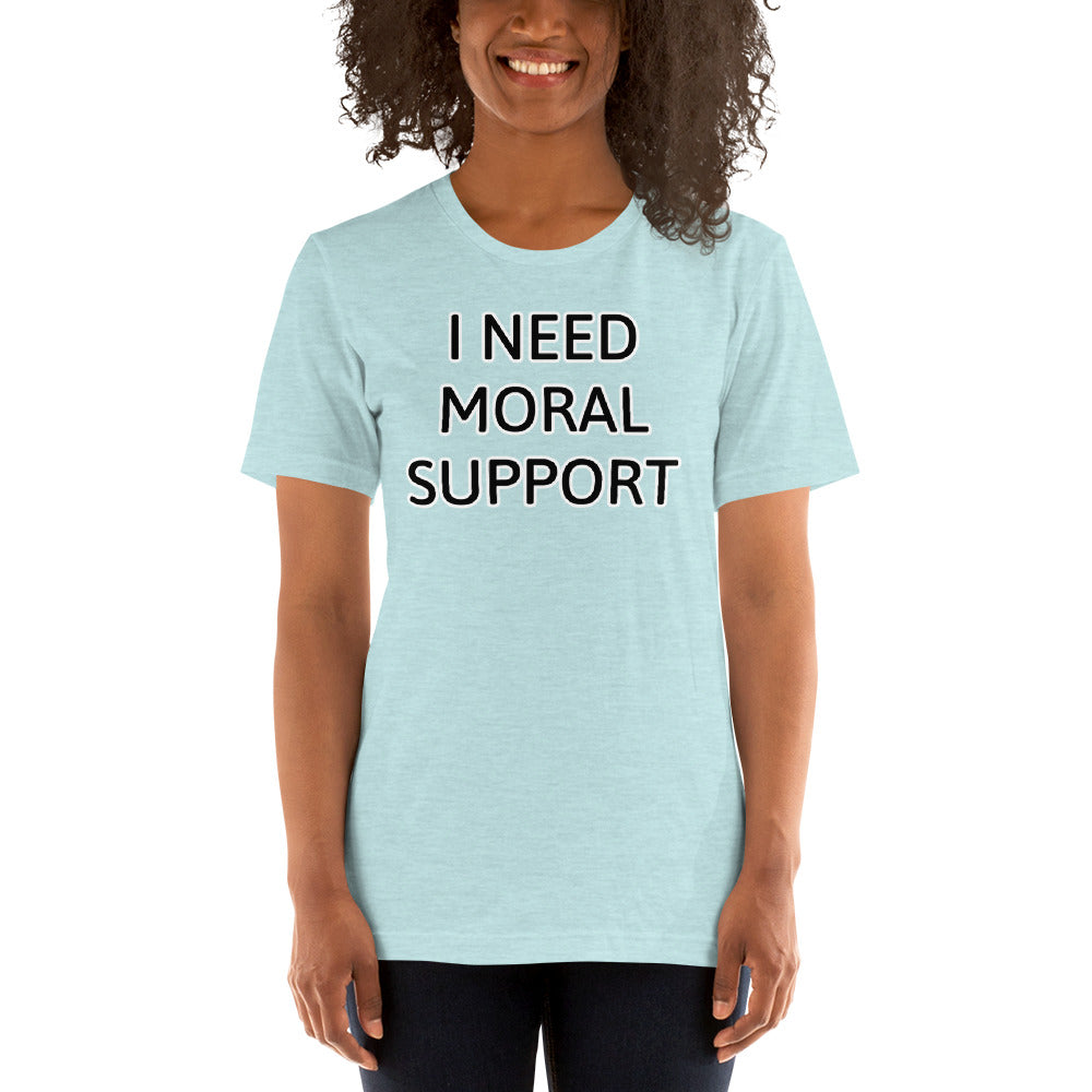 I Need Moral Support, The "M" is Silent Short-Sleeve Unisex T-Shirt | Vixen's Hidden Desires