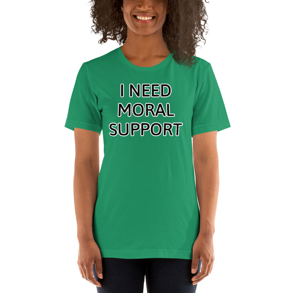 I Need Moral Support, The "M" is Silent Short-Sleeve Unisex T-Shirt | Vixen's Hidden Desires