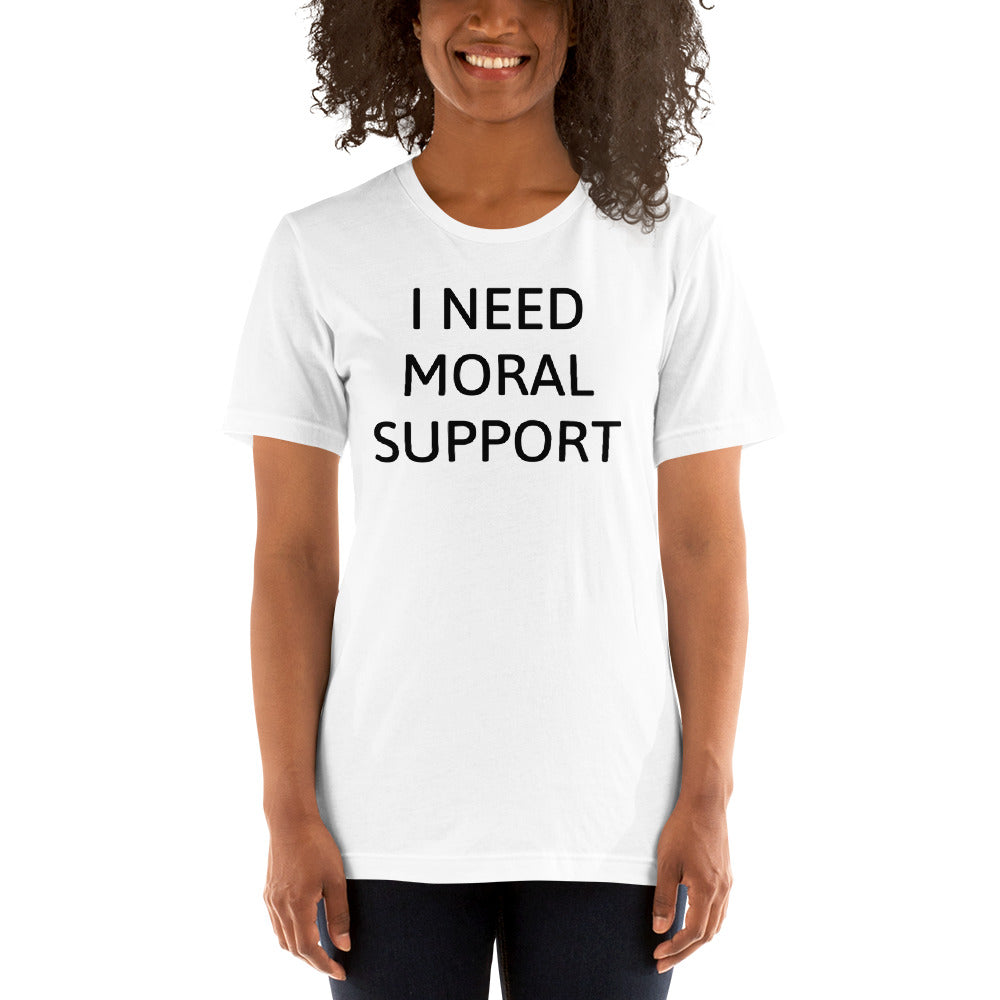 I Need Moral Support, The "M" is Silent Short-Sleeve Unisex T-Shirt | Vixen's Hidden Desires
