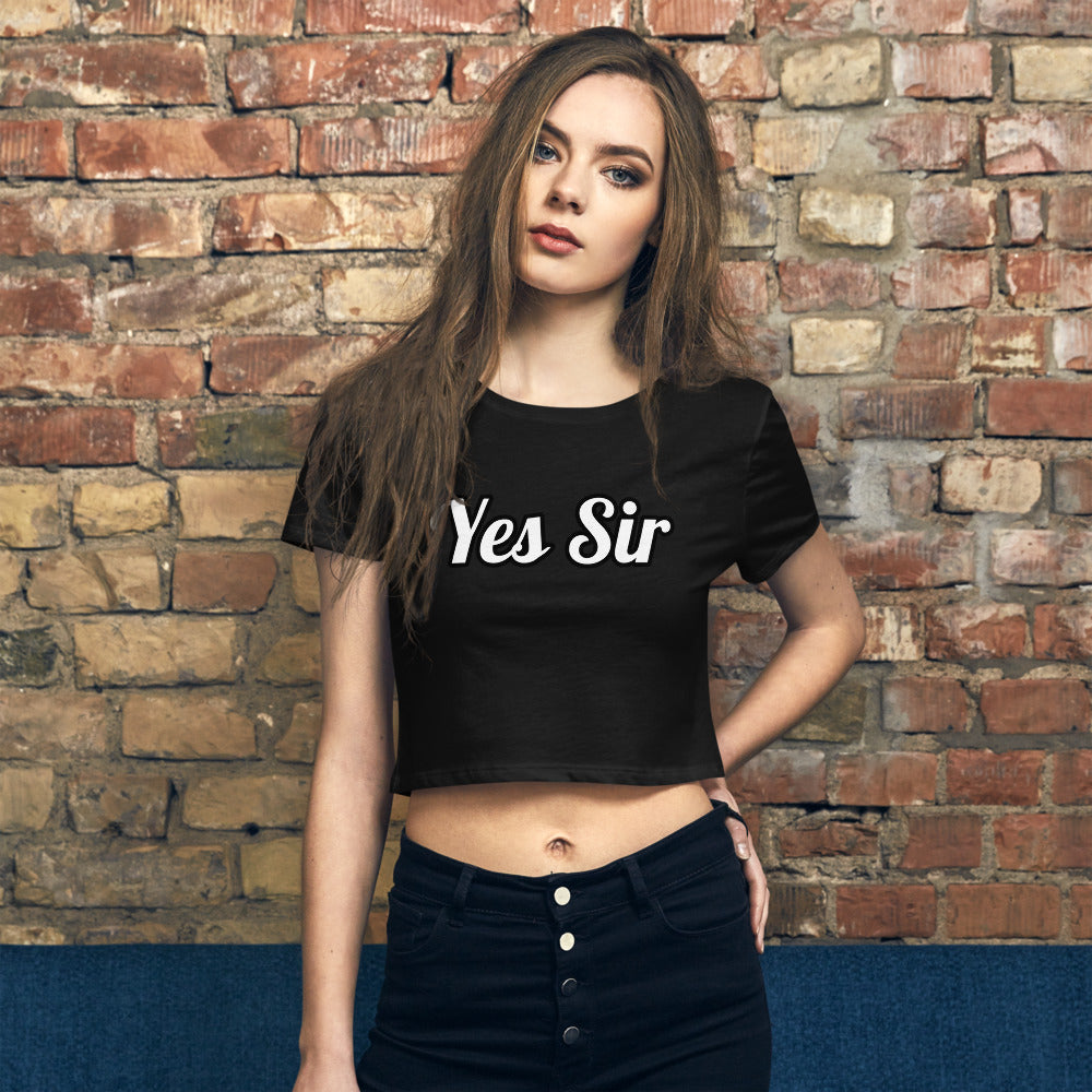 Yes Sir Women’s Crop Tee | Vixen's Hidden Desires