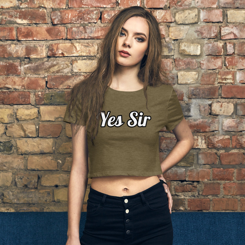 Yes Sir Women’s Crop Tee | Vixen's Hidden Desires