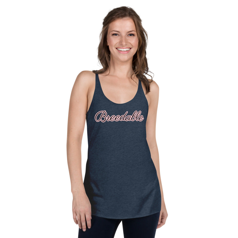 Breedable Women's Racerback Tank | Vixen's Hidden Desires