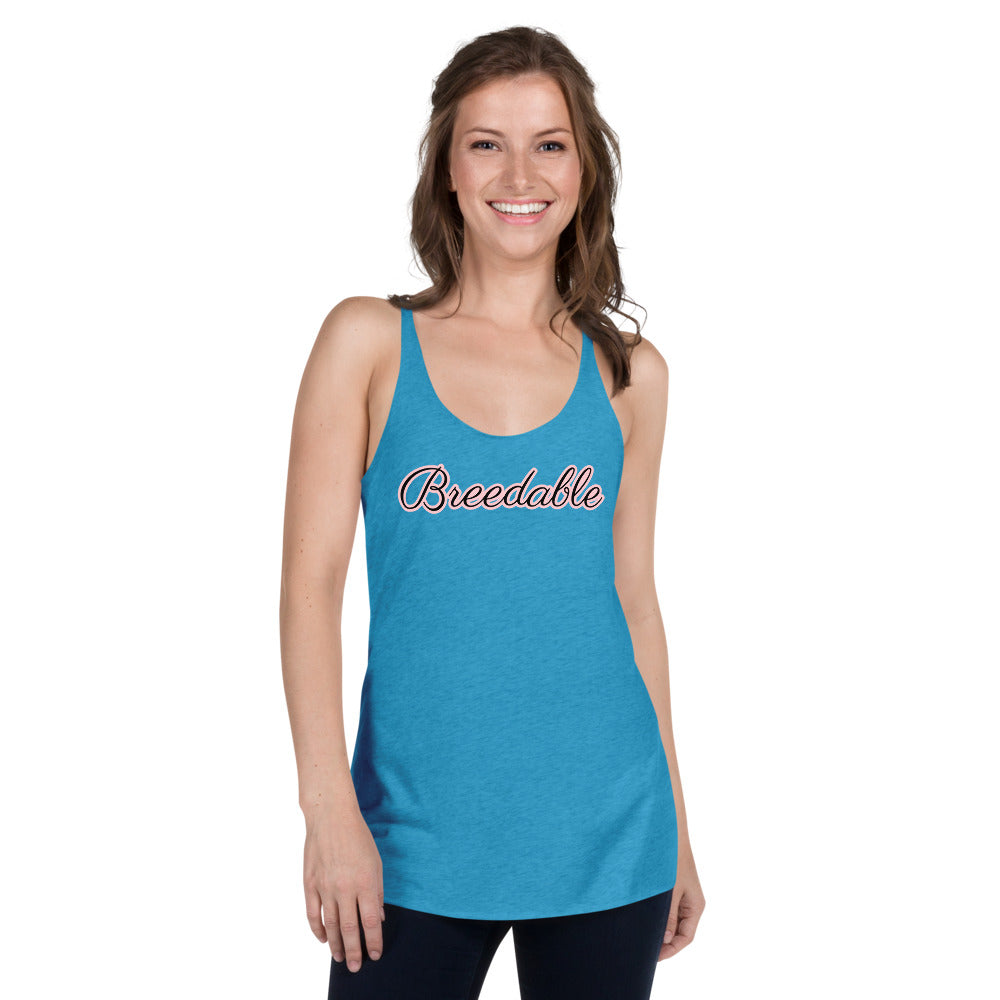 Breedable Women's Racerback Tank | Vixen's Hidden Desires