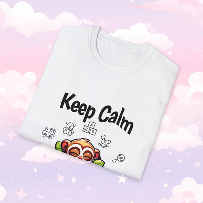 Keep Calm and Baby On Little Space ABDL Shirt