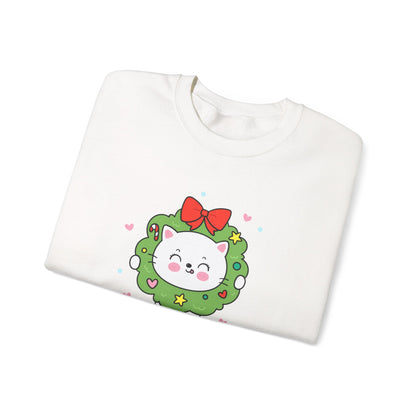 Mewy Christmas Crewneck Sweatshirt - Pet Play