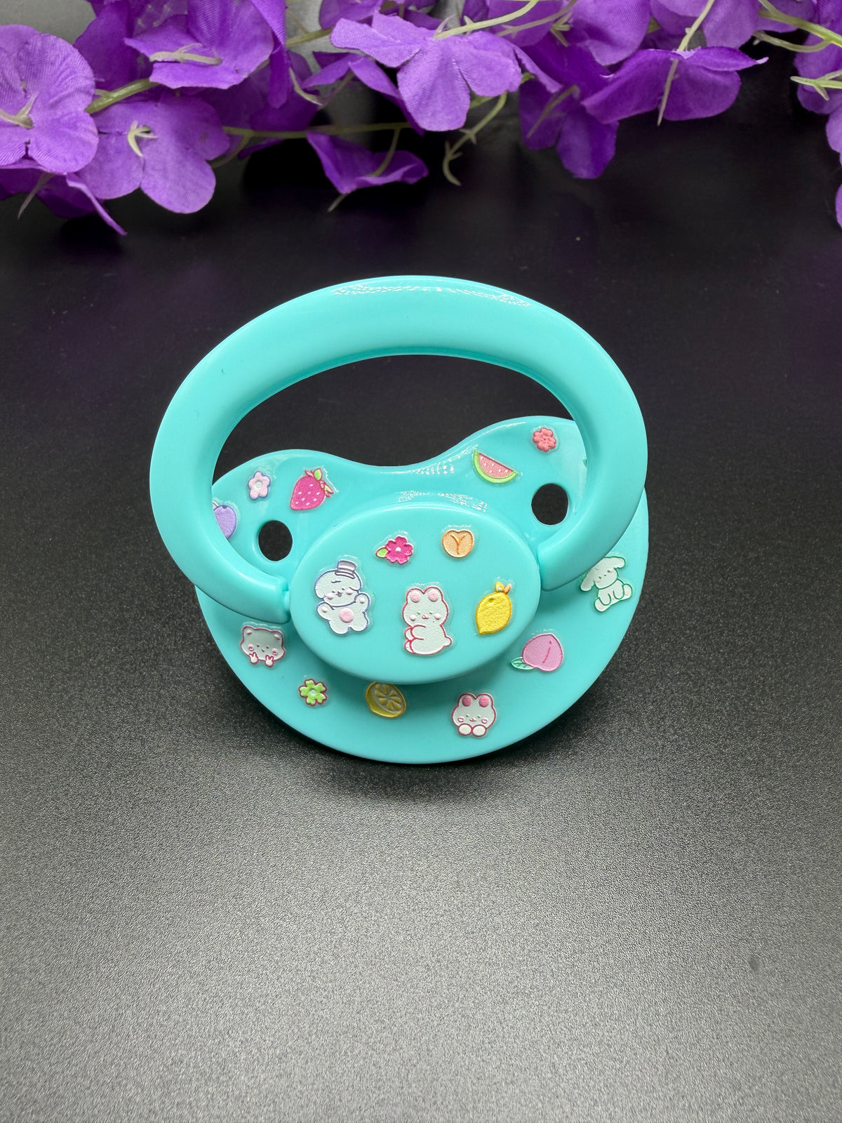 Glow In The Dark Adult Pacifier - Fruit and Friends