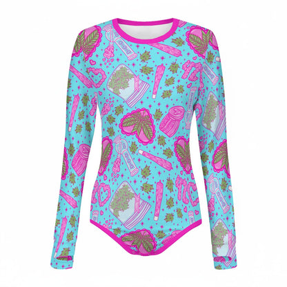 Blazed N’ Dazed Long Sleeve CuddleSuit