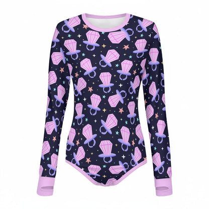 Candy Jewel Long Sleeve CuddleSuit