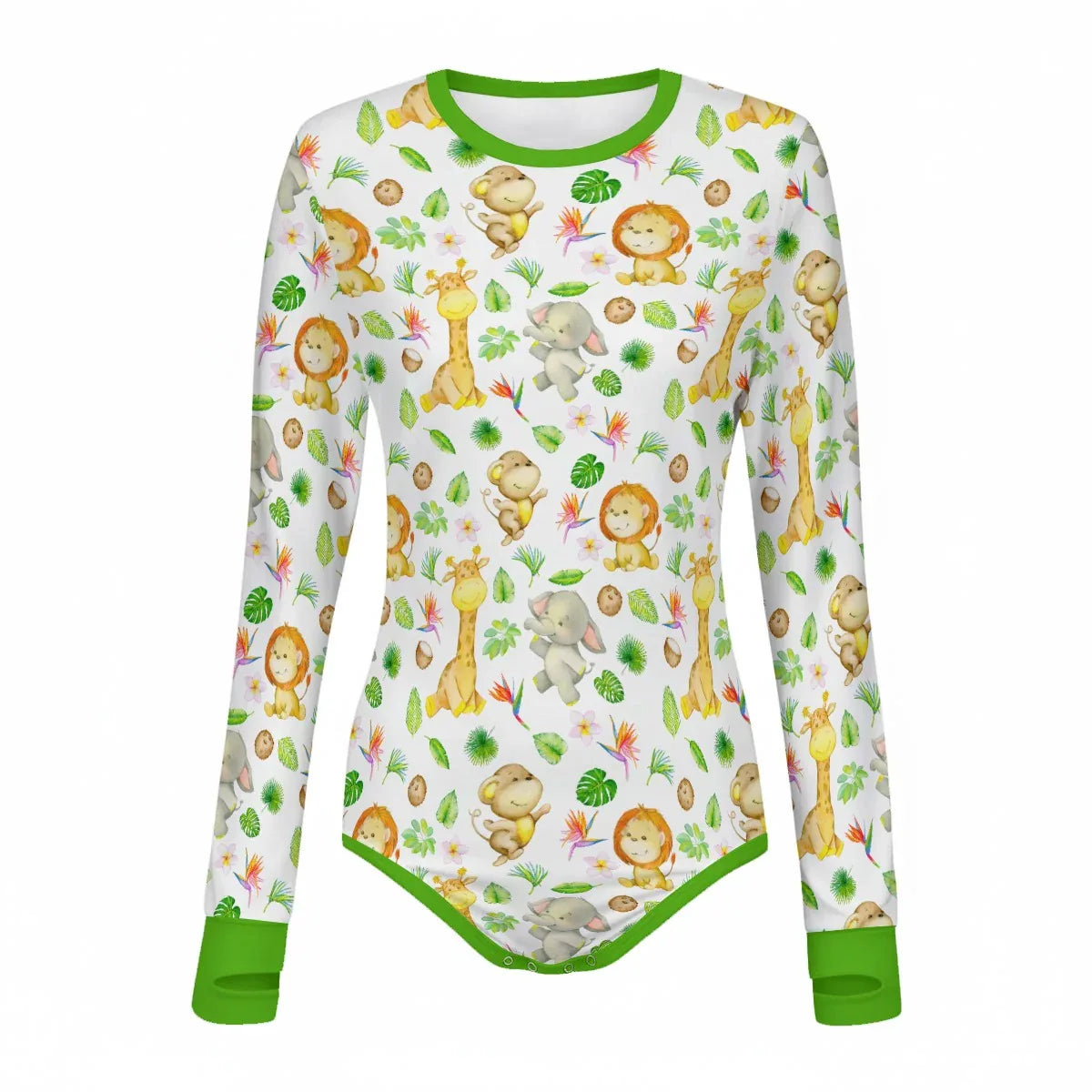 Jungle Friends Playtime Long Sleeve CuddleSuit
