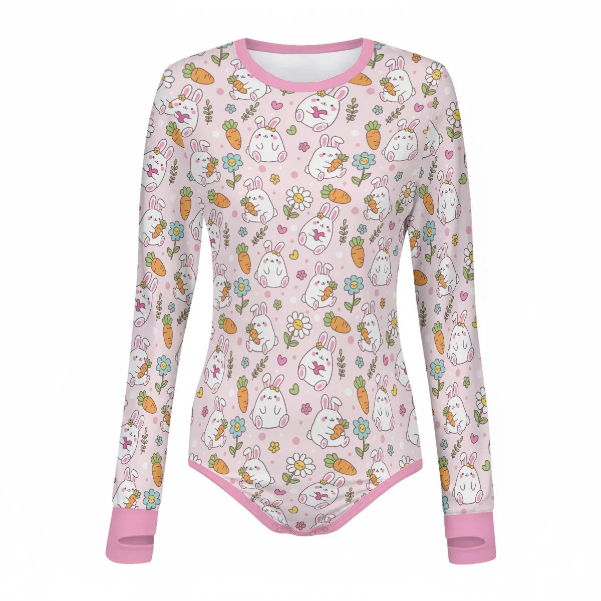 Baby Bunny Long Sleeve CuddleSuit