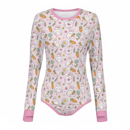 Baby Bunny Long Sleeve CuddleSuit